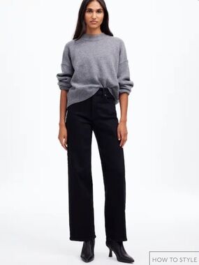 Madewell The Perfect Vintage Wide-Leg Jean SZ 26P